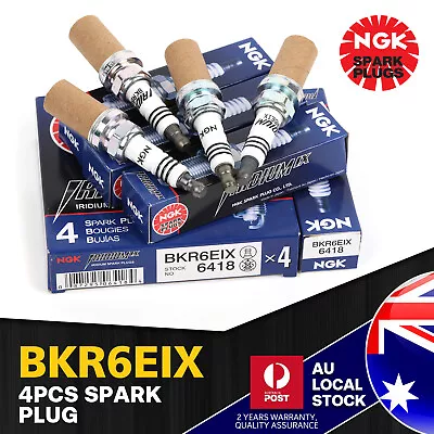 4PCS OEM NGK Iridium IX Spark Plugs Set > 3764 BKR6EIX-11 > Pre-Gapped Review • $65.99